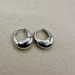 Silver Hoop Earrings